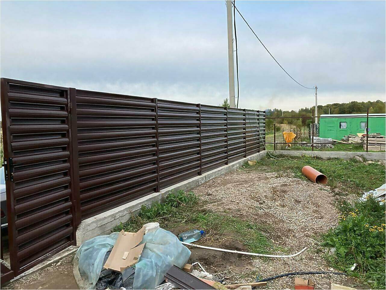Забор из штакетника 85м фото6 в Волгограде