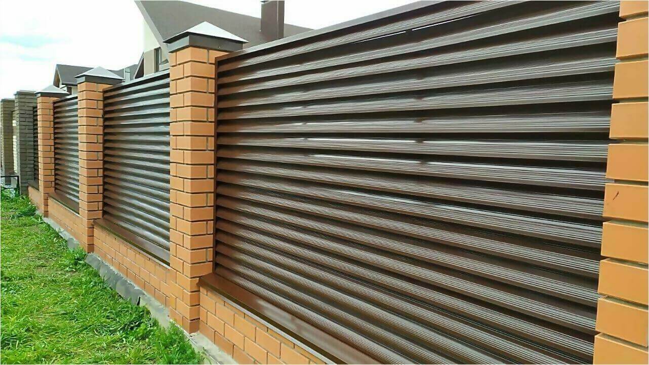 забор жалюзи шоколад фото2 в Волгограде