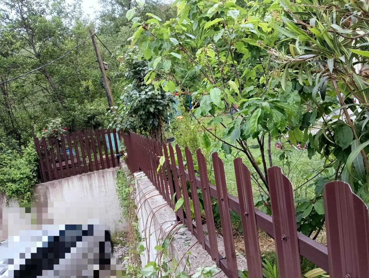 Забор из евроштакетника 18м RAL8017/8017 Шоколад двусторонний фото 1 в Волгограде