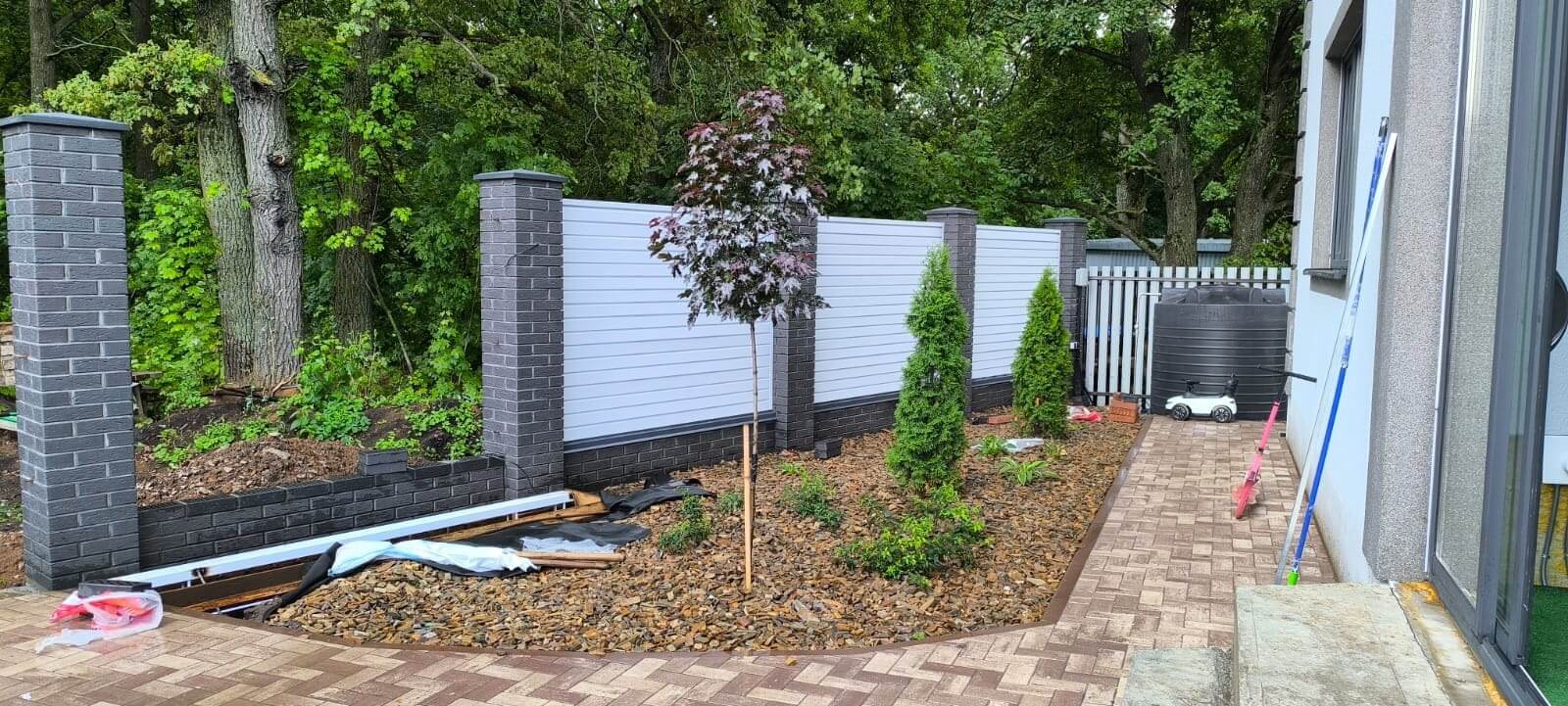 Забор-жалюзи из ламелей Хай-Тек 54м RAL9003 Белый фото 3 в Волгограде