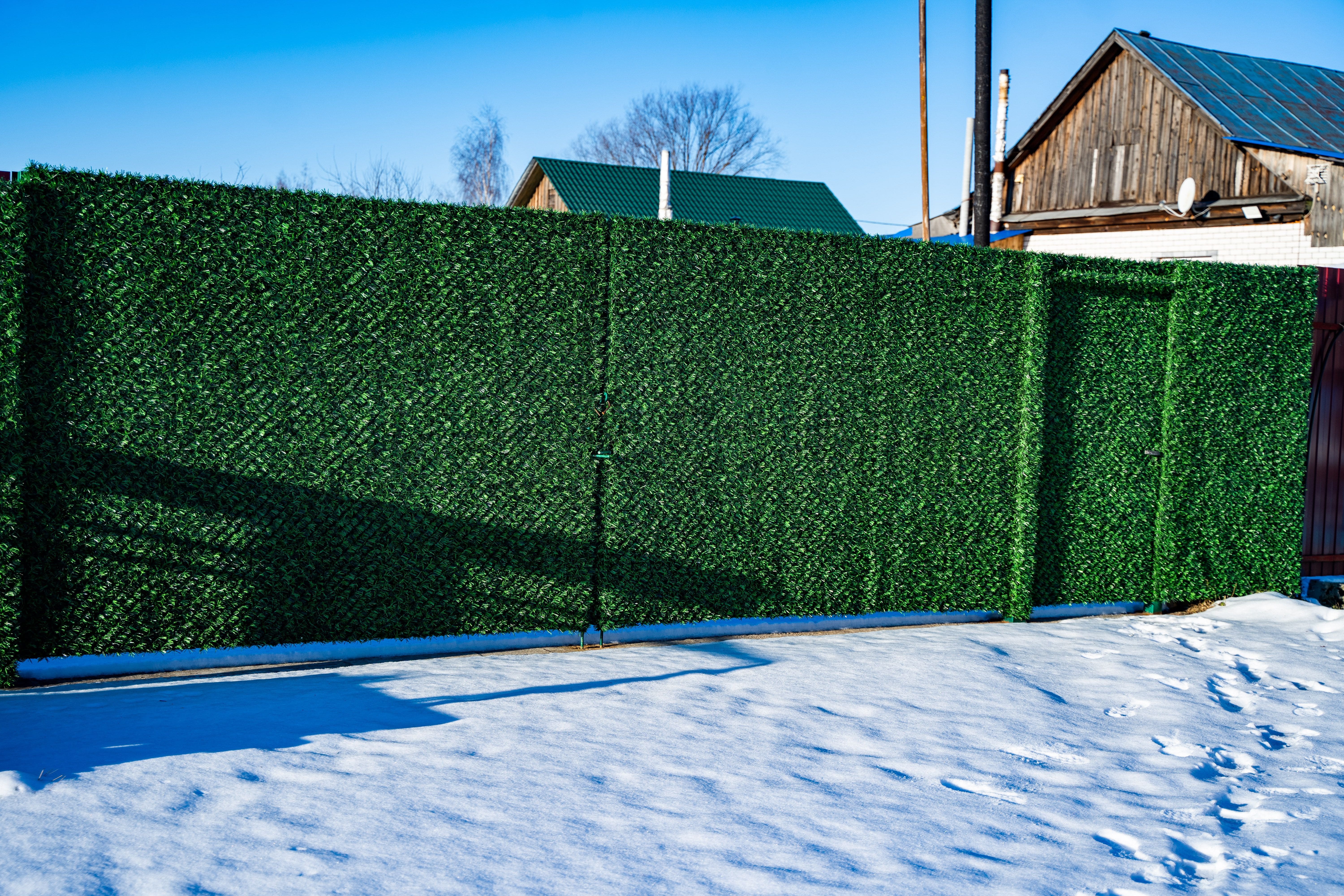 Вечнозеленый забор Grass Fence рулон 2м фото 4 в Волгограде